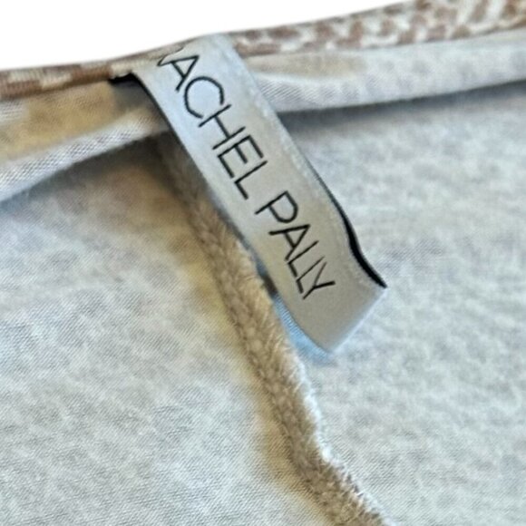 Rachel Pally Harlow Snake Print Long Sleeve Wrap Dress Plunging Neck Size Small - Picture 14 of 14